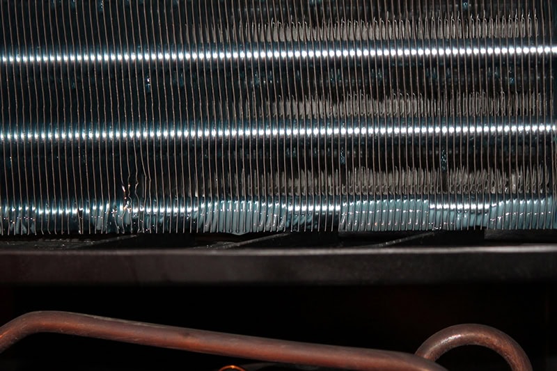Ac pipes freezing up.