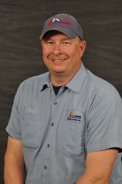 Answer Heating & Cooling employee; Tim S.