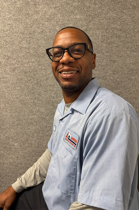 Answer Heating & Cooling employee; Dion J.