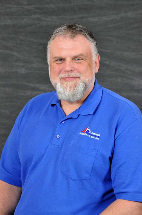 Answer Heating & Cooling employee; Joel G.
