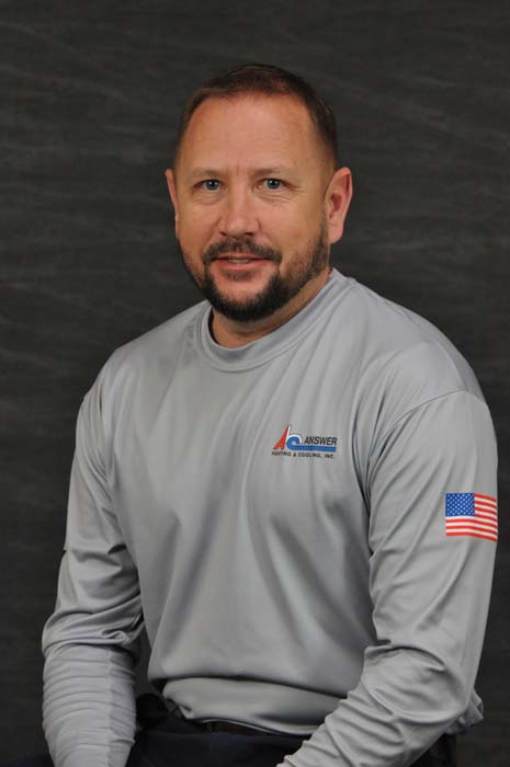 Answer Heating & Cooling employee; Mathew I.