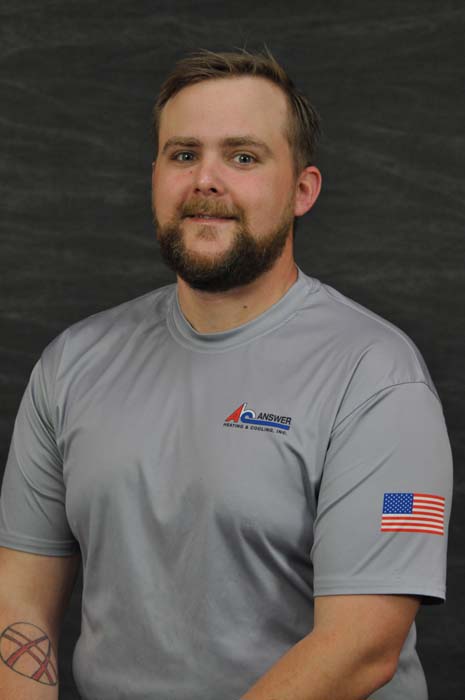 Answer Heating & Cooling employee; Tyler C.