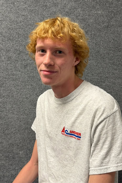 Answer Heating & Cooling employee; Coven V.