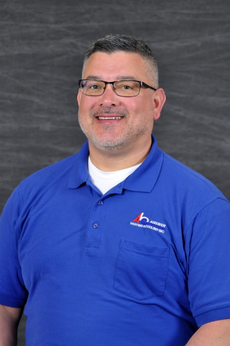 Answer Heating & Cooling employee; Rick.